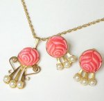 豪華12KgfAmco刻印 ネックレス・イヤリングセット