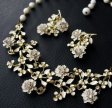 （画像用） お花ネックレス＆イヤリングセット