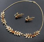 豪華12KgfVanDell刻印 ネックレス・イヤリングセット