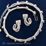 アンティークジュエリー トリファリ　パールセット