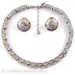 ヴィンテージジュエリー トリファリ　銀レース