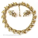 Trifari　 トリファリ パール紅葉　セット