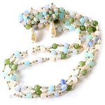 ヴィンテージ3連＆花セット バロックパール＆ビーズ