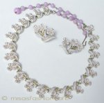 Coro コロ 刻印 　薄紫の小花　セット