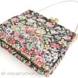 （画像用） ヴィンテージバッグ　 フランス製　花刺繍