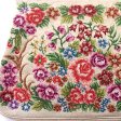 （画像用） ヴィンテージ　バッグ 総刺繍花 プチポアン