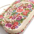 （画像用） ヴィンテージ　バッグ 総刺繍花 プチポアン