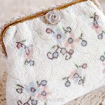 アンティークバッグ フランス製　ビーズ刺繍