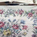 ヴィンテージバッグ ドイツ製　お花刺繍