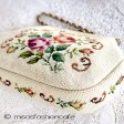 （画像用） ヴィンテージバッグ（大） プチポアン　お花刺繍