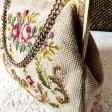 （画像用） ビンテージバッグ　大 プチポアン　お花刺繍
