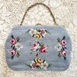（画像用） ヴィンテージバッグ（大） プチポアンお花刺繍