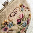 （画像用） ヴィンテージバッグ（大） パール金具&バラの花刺繍
