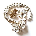 コスチュームジュエリー フラワーペンダント