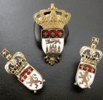 Coroコロ ブローチ・イヤリングセット