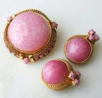 Austriaオーストリア製 　ブローチ・イヤリングセット