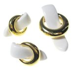 クラウンTrifari ブローチ・イヤリングセット