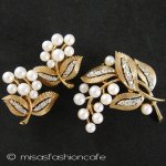 クラウントリファリ Trifari パール花 セット