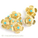 ターコイズGold花セット