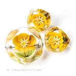 ヴィンテージジュエリー パンジーのお花セット