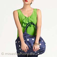 Kate Spade　 水玉ドット バッグ
