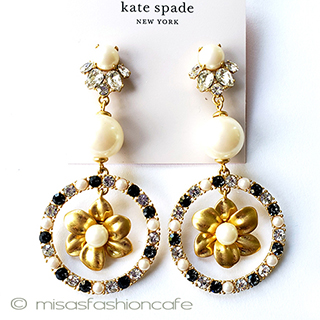 ケイトスペード ピアス パールお花ドロップ ケイトスペード ピアス パールお花ドロップ