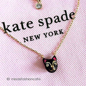 ケイトスペード　NY 猫ねこ　ネックレス