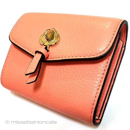 ケイトスペード　お財布 Orange♠ビジュー金具