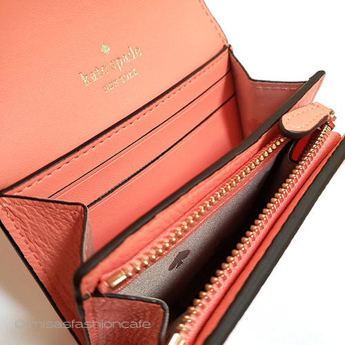 ケイトスペード　お財布 Orange♠ビジュー金具
