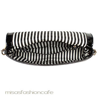 Kate Spade　 グレーｘBLK リボン