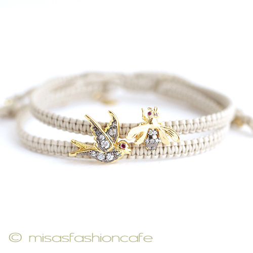 （画像用） ＴＡＩ　ブレスレット 　鳥＆蜂　２本セット