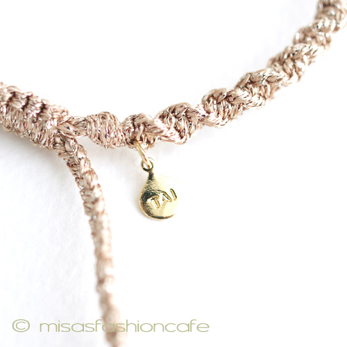 （画像用） ＴＡＩ　ブレスレット メタリック・シルク