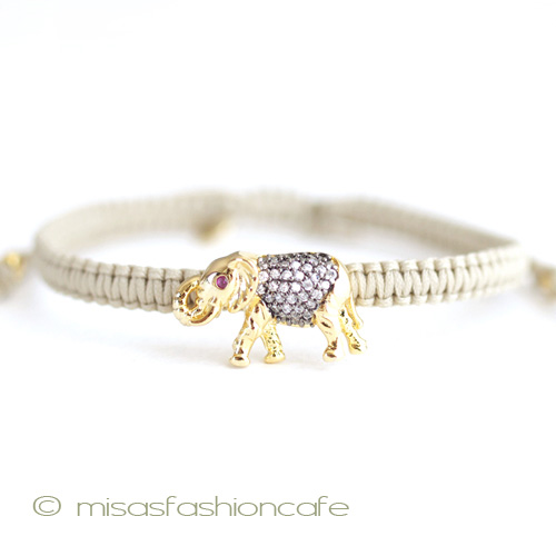 （画像用） ＴＡＩ　ブレスレット Gold　象ゾウ　再販！