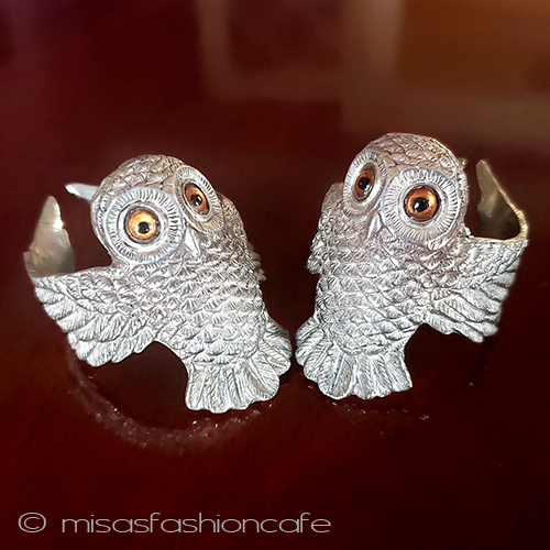 （画像用） ふくろう　セット ナプキンリング2個