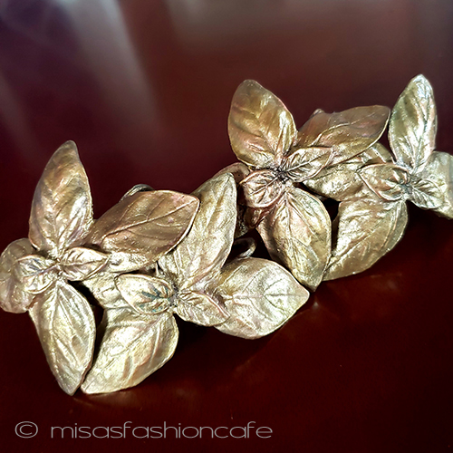 （画像用） マイケルミショー再販ハーブ バジルのナプキンリング