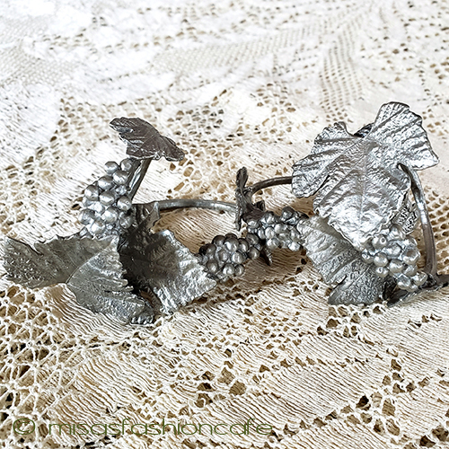 （画像用） マイケルミショー　葡萄 ナプキンリング　４個セット