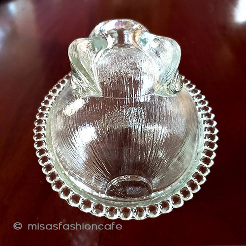 （画像用） ラビット・うさぎ（大） 蓋付き容器ガラスボウル