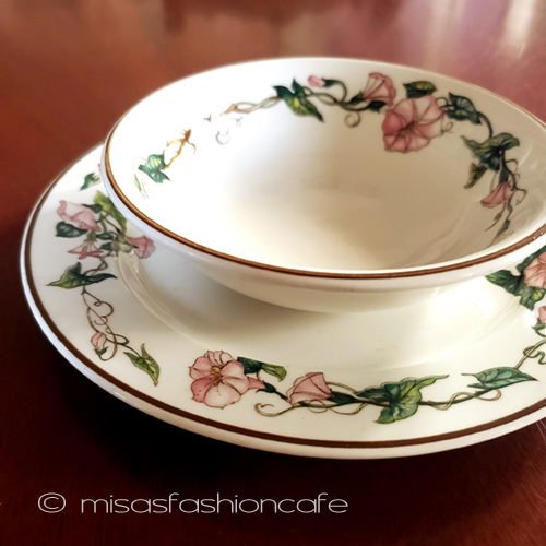 （画像用） ビレロイ＆ボッホ　朝顔 花　ボウル＆お皿セット