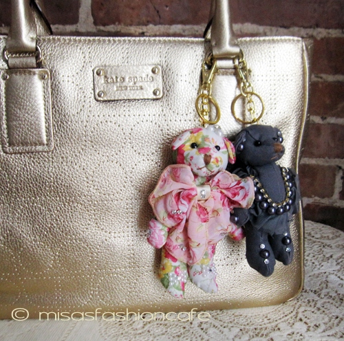 （画像用） クマさんチャーム 　ピンク・フラワー・リボン