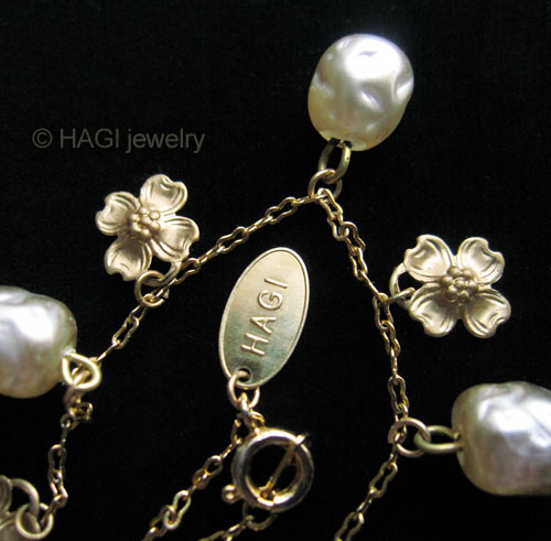 （画像用） HAGI ブレスレット ハナミズキ バロックパール