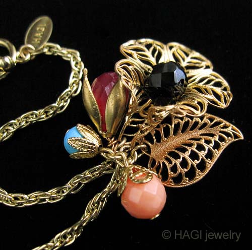 （画像用） HAGI ブレスレット 天然石フラワーブーケ