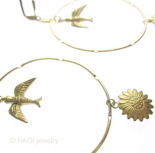 （画像用） HAGI ピアス・イヤリング デイジー畑で