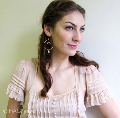 （画像用） HAGI ピアス・イヤリング デイジー畑で