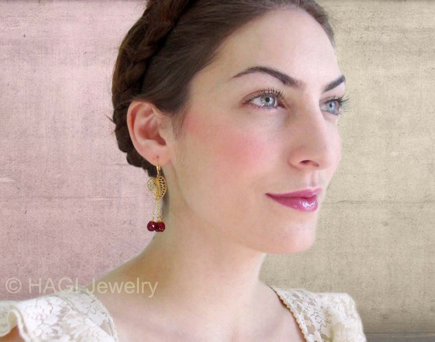 （画像用） HAGI ピアス・イヤリング さくらんぼ