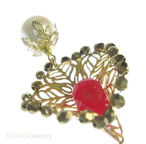 （画像用） HAGI ピアス・イヤリング ユリの花