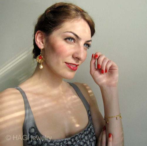 （画像用） HAGI ピアス・イヤリング ユリの花