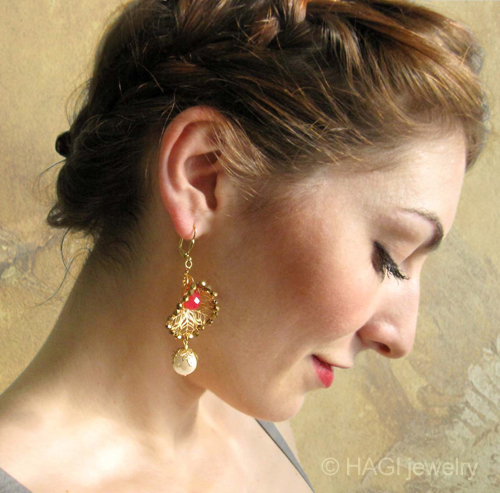 （画像用） HAGI ピアス・イヤリング ユリの花