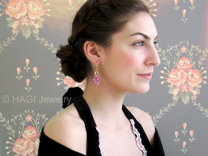 （画像用） HAGI ピアス・イヤリング 藤の花