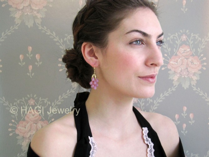 （画像用） HAGI ピアス・イヤリング 藤の花