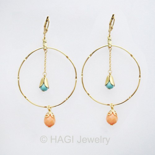 （画像用） HAGI ピアス・イヤリング 夏の休日 天然石